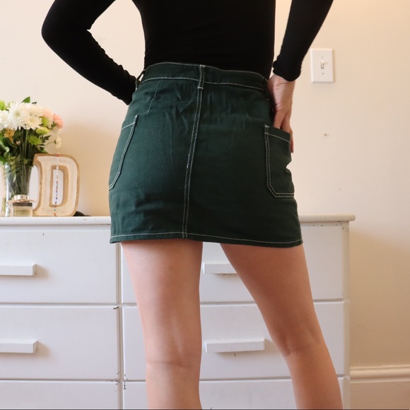 Forest Green Skirt - Picture 3 of 3